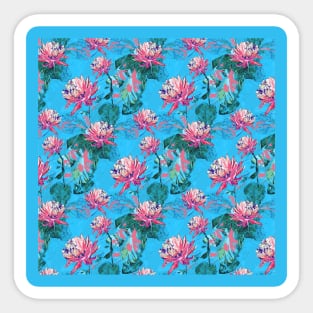 Floral print Sticker